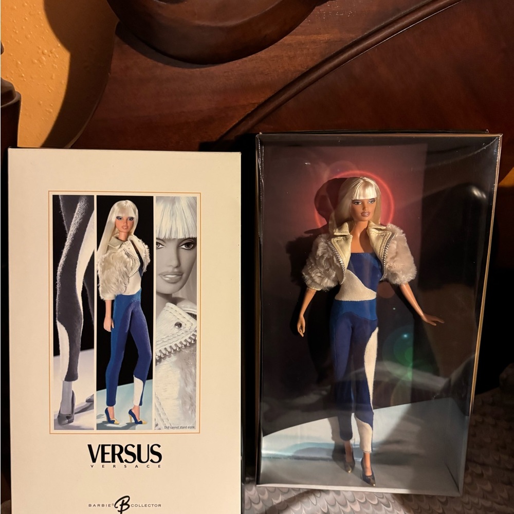 Versus Versace Blue and White Fashion Barbie Doll